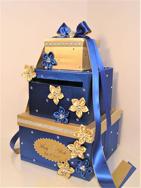 Royal Blue Card Box .